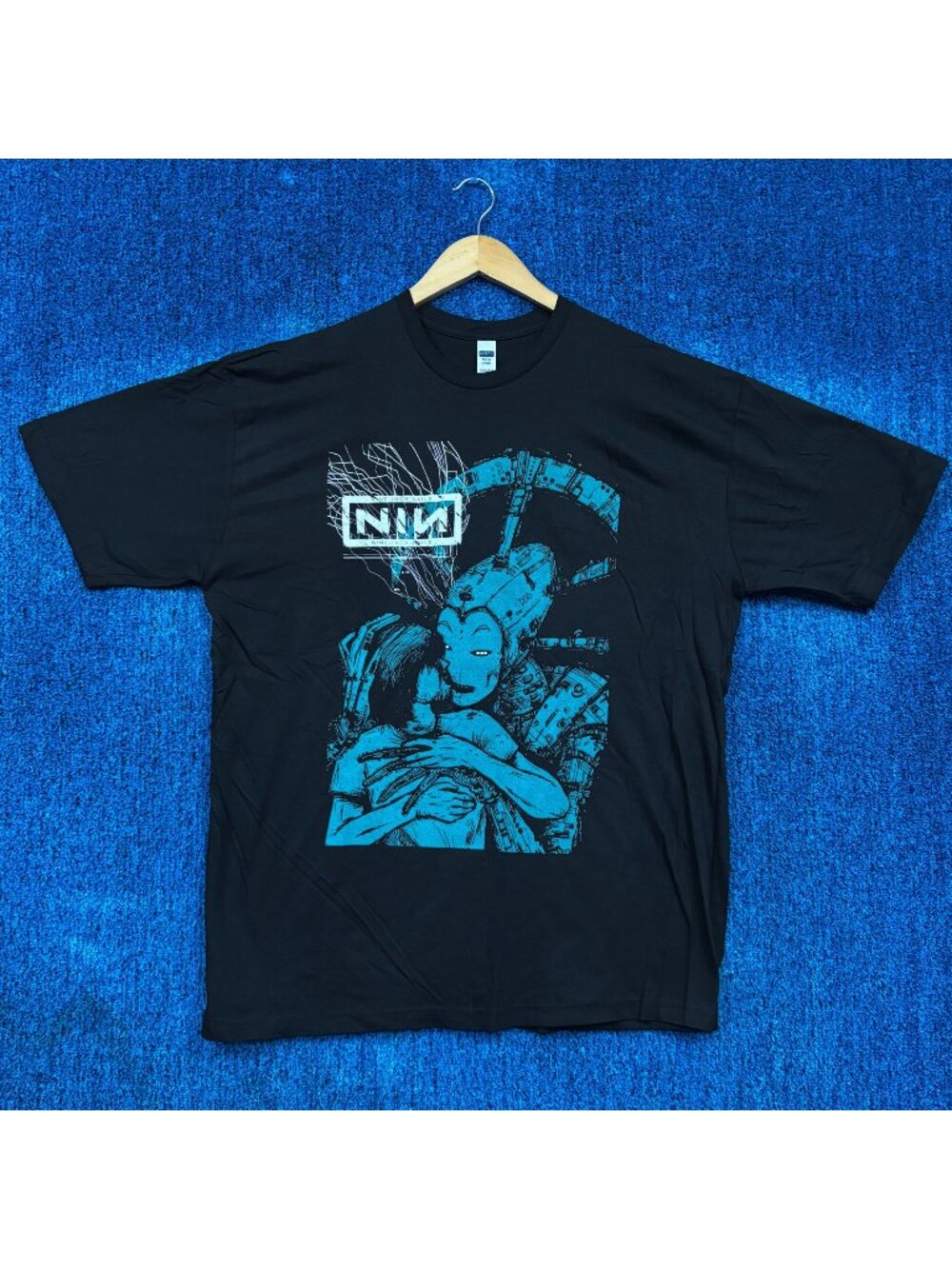 Nine Inch Nails 2005 With Teeth Tour Art Poster Rock Tee XL